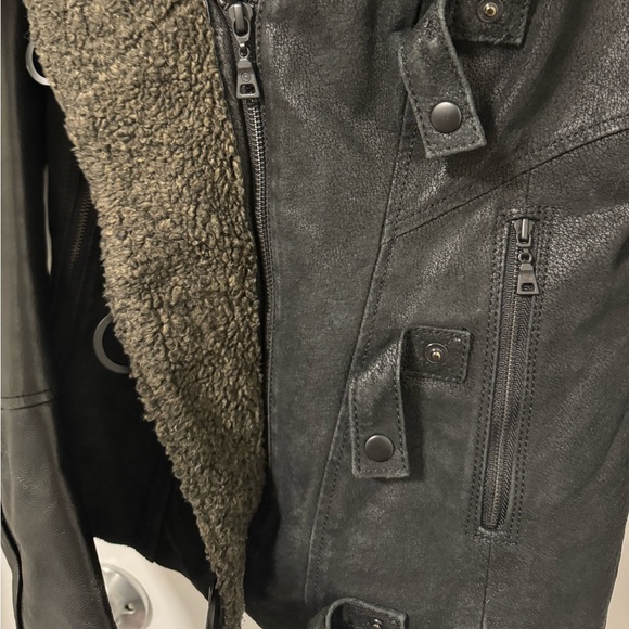 Blink (by Danier Leather) Vintage Leather Jacket - Black - Picture 8 of 13